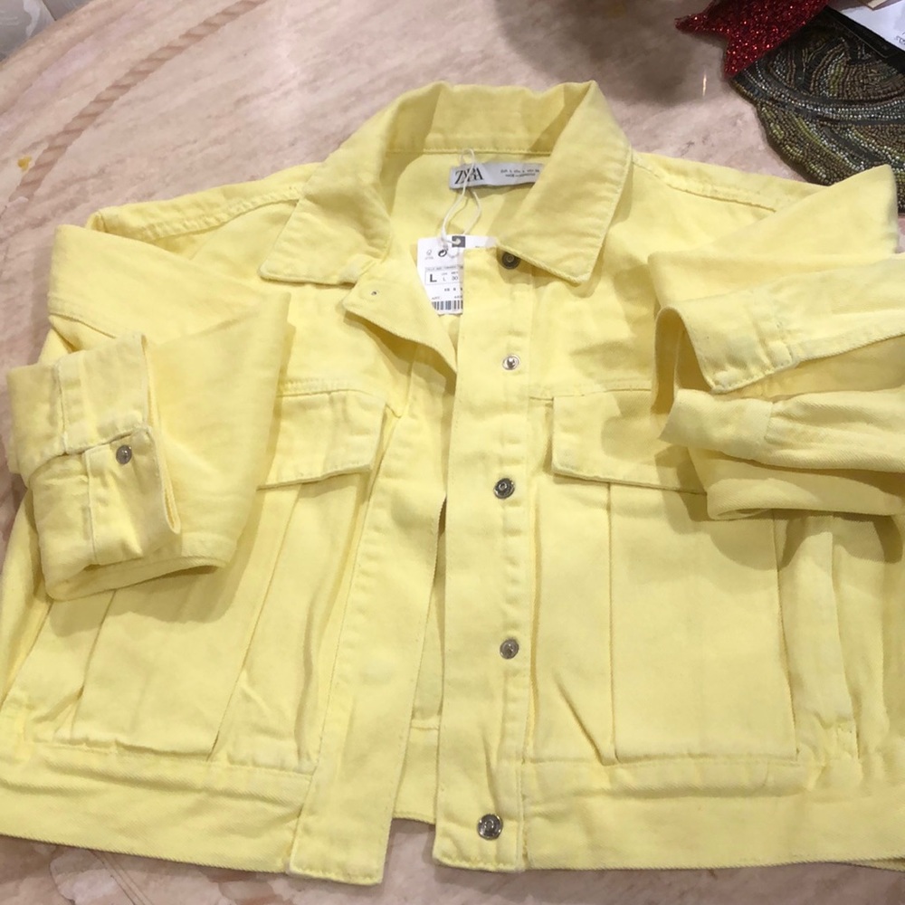 ZARA WOMENS JEANS JACKET EURO